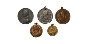  Group of Five [5] AE Medals.