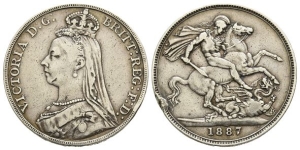 Great Britain. Hanover, Victoria AR Crown.