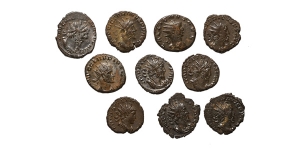 Group of Ten [10] BI Roman Antoniniani.