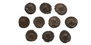 Group of Ten [10] BI Roman Antoniniani.