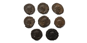 Group of Eight [8] BI Roman Antoniniani.