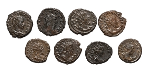 Group of Eight [8] BI Roman Antoniniani.