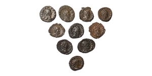 Group of Ten [10] BI Roman Antoniniani.