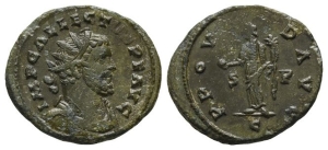 Allectus, Romano-British Emperor AE Antoninianus.