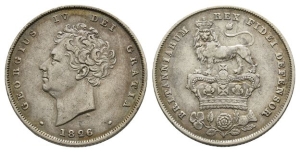 Great Britain. Hanover, George IV AR Shilling.