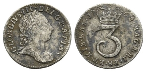 Great Britain. Hanover, George III AR Threepence.
