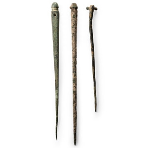 Luristan Bronze Dress Pin Group