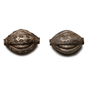 Viking Age Silver Bead Group