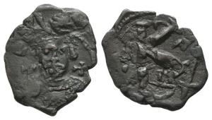 Leontius AE 20 Nummi of Half Follis.