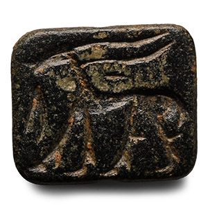 Western Asiatic Serpentine Stamp Seal with Animal