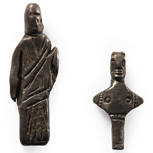 East Roman Silver Votive Figurine Group