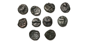 Group of Ten [10] AE Celtic Coins.