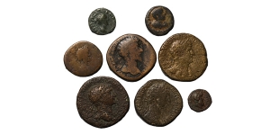 Group of Eight [8] Roman AE Coins.