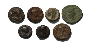  Group of Seven [7] Roman AE Coins.