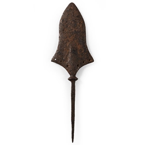 Medieval Pierced Incendiary Fire Arrowhead