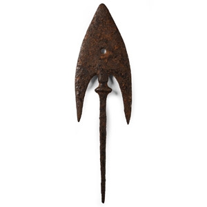 Medieval Pierced Incendiary Fire Arrowhead