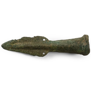 Bronze Age Pierced Socketted Spearhead