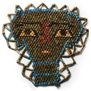 Egyptian Faience Mummy Bead Mask