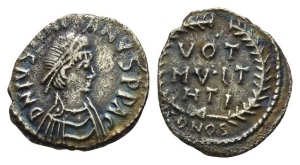 Justinian I AR Siliqua.