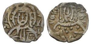 Manuel II Palaeologus AR Eighth Stavraton or Sixteenth Hyperpyron.