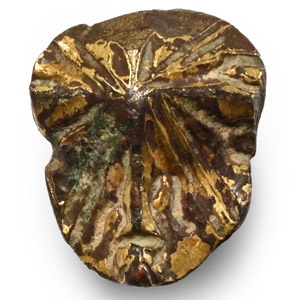 Medieval Gilt Bronze Button