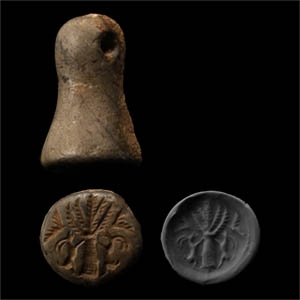 Urartu Grey Stone Stamp Seal