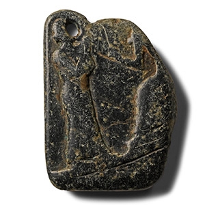 Old Babylonian Plaque with King and Offerant