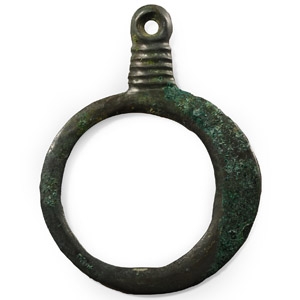 Bronze Age Crescent Moon Pendant