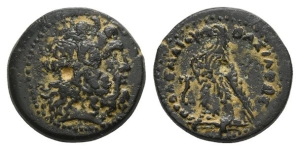 Ptolemaic Kingdom of Egypt, Ptolemy III Euergetes AE Dichalkon.