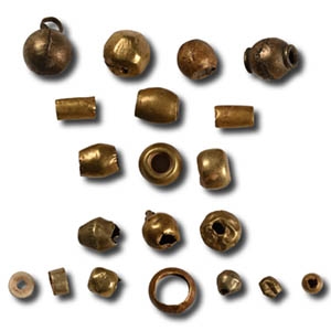 Western Asiatic Mixed Gold Bead Group
