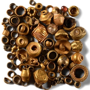 Western Asiatic Mixed Gold Bead Group