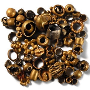 Western Asiatic Mixed Gold Bead Group
