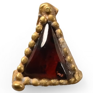 Western Asiatic Gold and Garnet Pendant