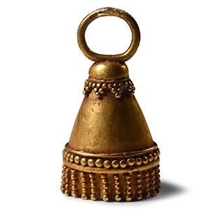 Kushan Gold Bell Pendant