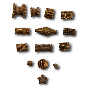 Western Asiatic Gold Bead Group