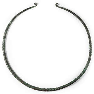 Bronze Age Twisted Bar Neck Torc