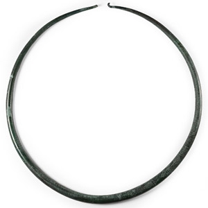 Bronze Age Decorated Bar Neck Torc