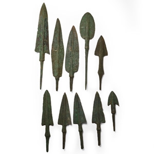Luristan Bronze Arrows and Blades