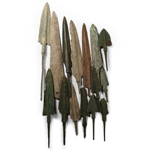 Luristan Bronze Arrow and Blade Group