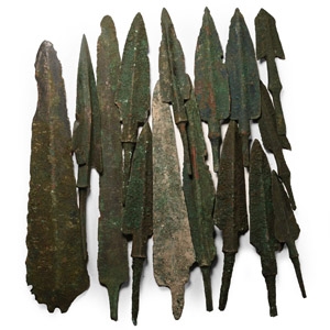 Luristan Bronze Arrows and Blades Group