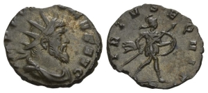 Aureolus, Romano-Gallic Usurper BI Antoninianus.