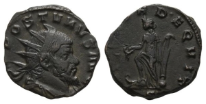 Aureolus, Romano-Gallic Usurper BI Antoninianus.