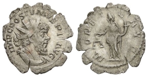 Postumus, Romano-Gallic Emperor AR Antoninianus.