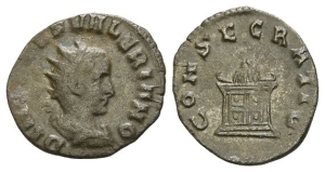 Divus Valerian II AR Antoninianus.