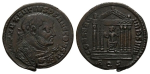 Maxentius BI Nummus.