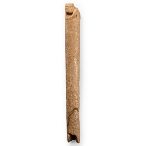 Fatimid Bone Knife Handle with Seated Lion
