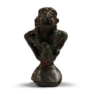 Mesopotamian Copper Male Figure