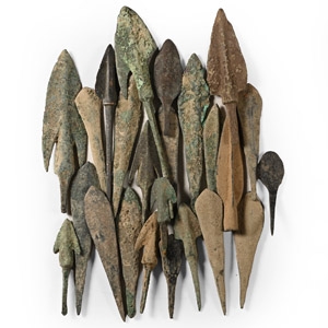 Luristan and Phoenician Bronze Arrowhead Group