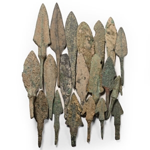 Luristan Bronze Arrowhead Group