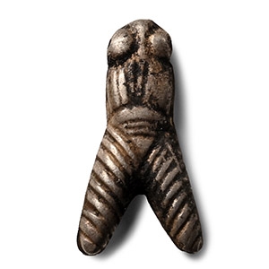 Egyptian Silver Fly Amulet